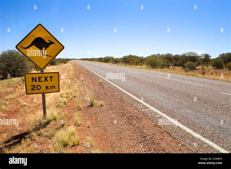 Stuart Highway Australia Outback Desert Hot Road Tarmac Sun