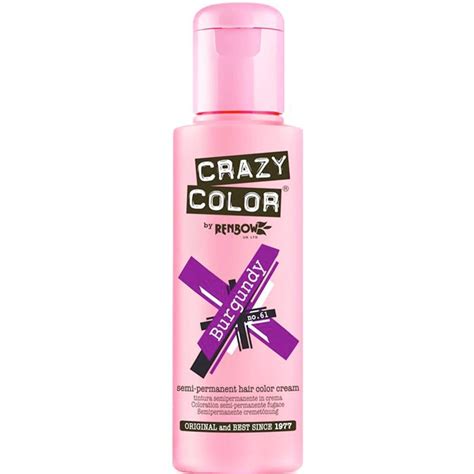 Unfollow burgundy permanent hair dye to stop getting updates on your ebay feed. Renbow Crazy Colour Semi Permanent Hair Dye - Burgundy