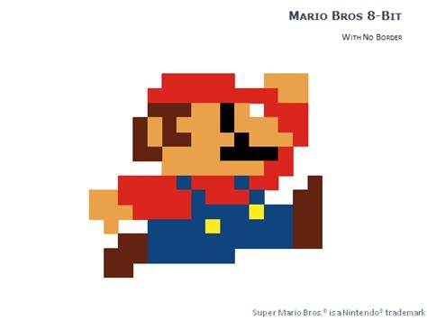 8 Bit Pixel Mario Bros For Powerpoint