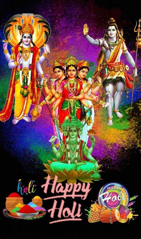 Holi Wishes Images Greetings Images Lord Vishnu Lord Shiva Lord