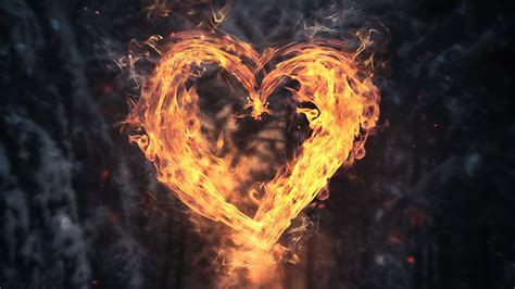 Burning Heart Hd Love 4k Wallpapers Images Backgrounds Photos And