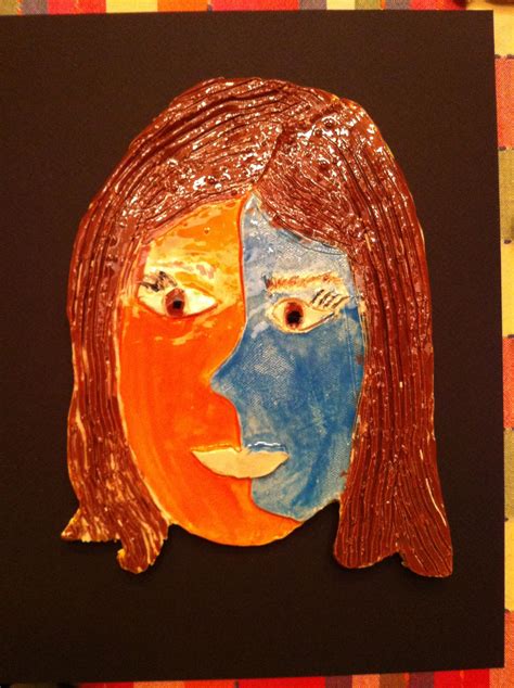 Picasso Face 2 Second Grade Boulder Oaks Elementary School Art