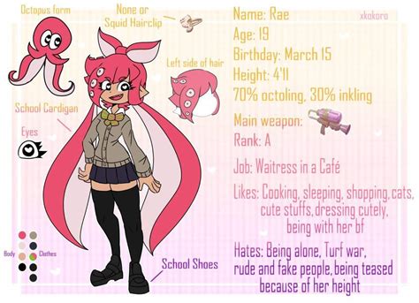 My Octoling Oc Rae Splatoon Amino