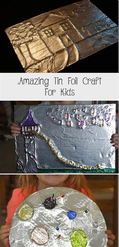 Amazing Tin Foil Craft For Kids This Is Such A Fun To Make Beautiful