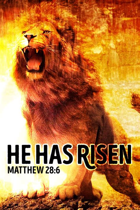 The Great Lion Of Judah Easter Hehasrisen Resurrection Jesus