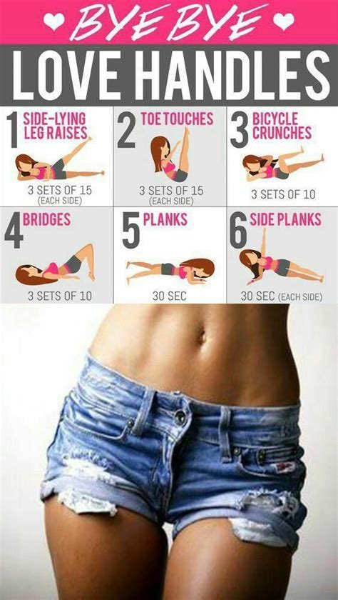 Get Rid Of Love Handles Ab Workouts Summer Body At Home Workouts
