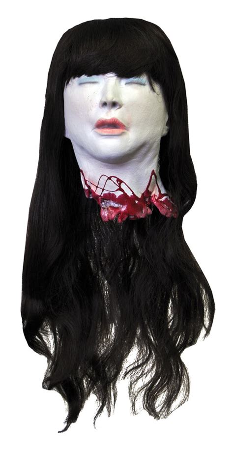Buy Easy To Cleaning Distortions Female Severed Head With Long Black