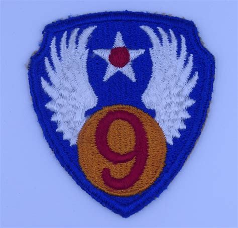 Ww2 9th Air Force Patch Chasing Militaria