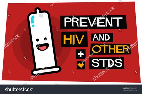 Prevent Hiv Other Stds Sexual Health Stock Vector Royalty Free 614890721