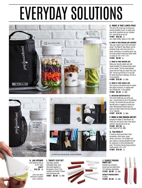 Fallwinter 2016 Catalog Pampered Chef Catalog Pampered Chef Pack Lunch