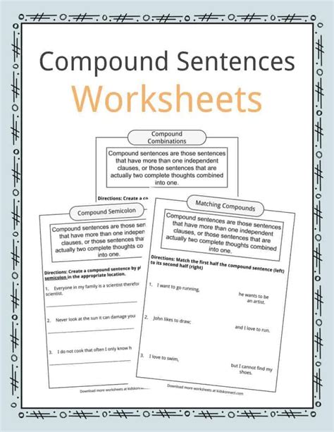 Complete Sentence Worksheets — Db