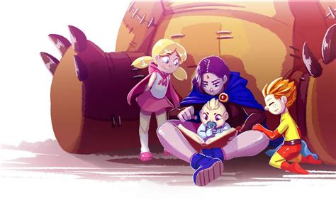 Raven And The Psychic Kids By Charlottesketches On Deviantart Old Teen