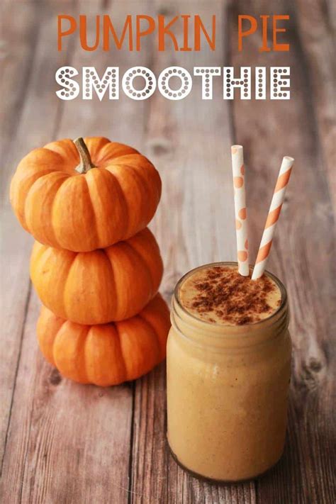 Get The Best Fall Flavors In This Pumpkin Pie Smoothie Perfect For