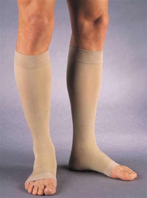 Jobst Relief 20 30 Compression Open Toe Knee High Beige