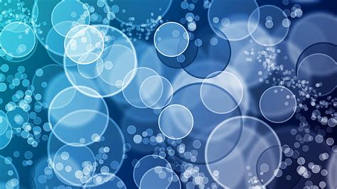 Hd Wallpaper Blue Bubbles Liquid Bubble Drop Circle Abstraction
