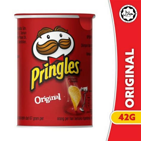 Pringles Original Cheesy Cheese Potato Chips 42gr Potato Chips Kelloggs