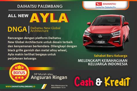 Daihatsu Palembang New Ayla Harga 2023 DAIHATSU PALEMBANG