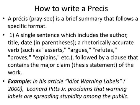⛔ How To Write A Precis Step By Step How To Write A Precis 2022 10 24