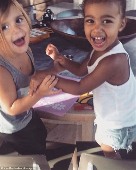 Kim Kardashian Shares Cute Video Of Penelope With North West On