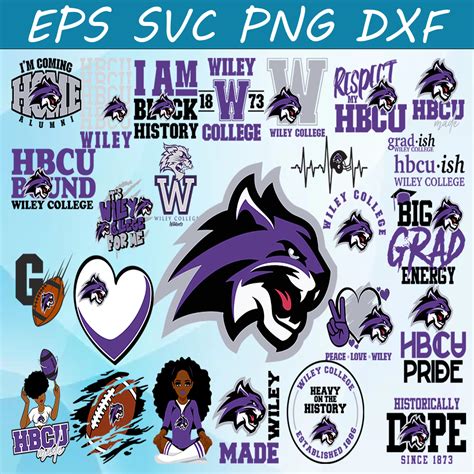 Bundle 26 Files Wiley College Football Team Svg Wiley Colle Inspire