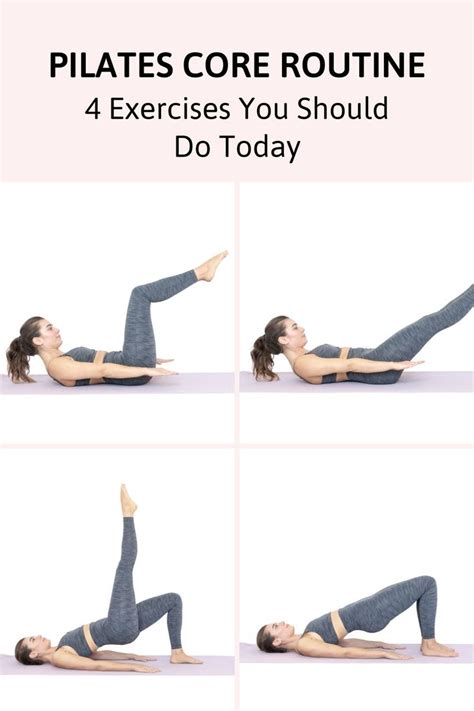 pilates core routine 4 exercises you should do today pilates for beginners pilates core