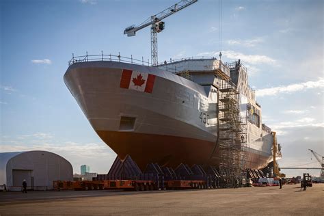 First Arctic And Offshore Patrol Ship Assembled At Halifax Shipyard