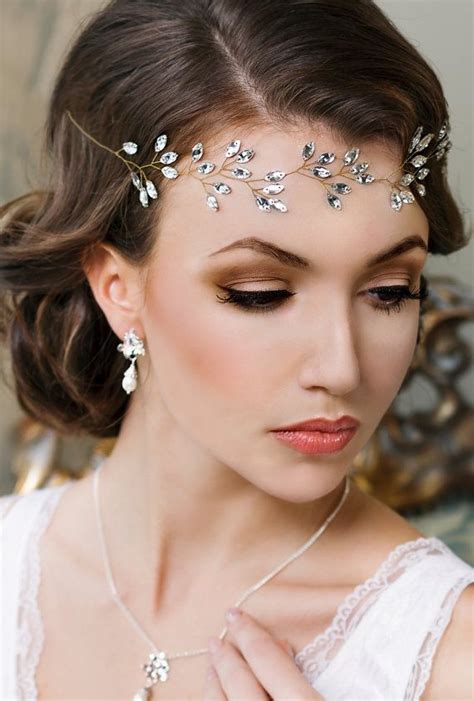 Bridal Headband Crystal Headpiece Crystal Tiara Wedding Hair