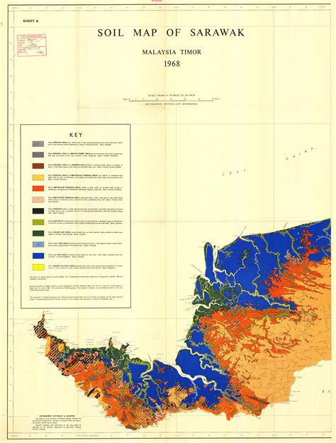 Soil Map Of Sarawak Malaysia Timor Sheet A Esdac European Commission
