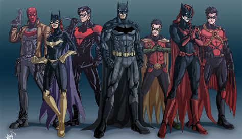 Batman Robin Character Nightwing Batgirl Dc Comics Red Robin