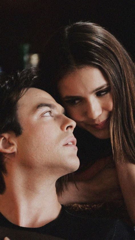 Damon Salvatore And Elena Gilbert Delena Lockscreen Damon Elena