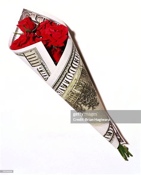 Roses Wrapped In Hundred Dollar Bill High Res Stock Photo Getty Images