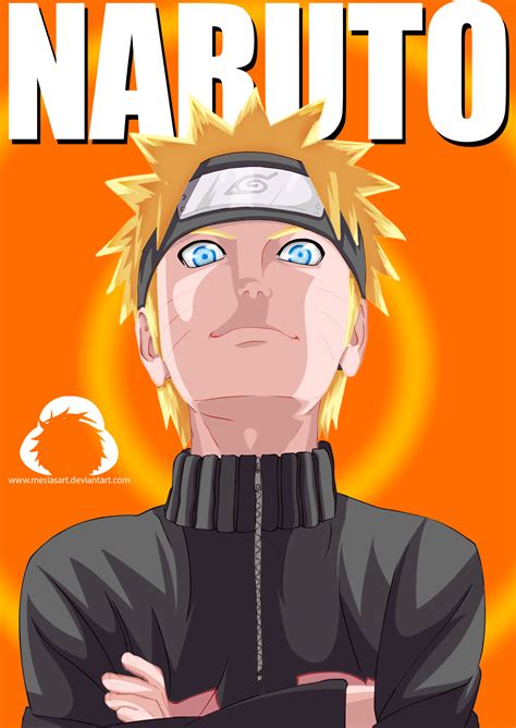 Naruto Artbook Cover Uzumaki Naruto By Mesiasart On Deviantart