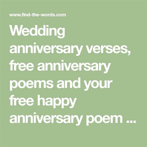 Wedding Anniversary Verses Free Anniversary Poems And Your Free Happy