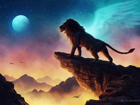 Galaxy Lion Wallpapers Wallpaper Cave