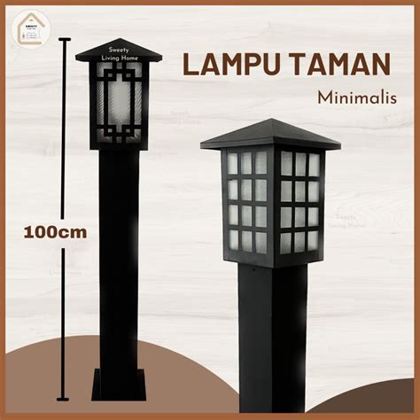 Jual Lampu Taman Outdoor 100 Cm Lampu Taman Minimalis Lampu Hias