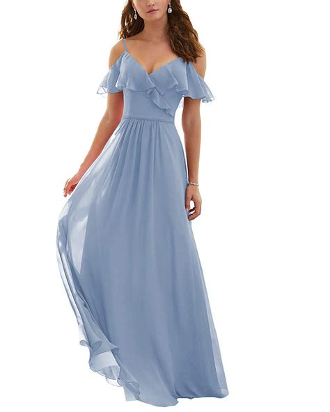 Slate Blue Bridesmaid Dresses In Various Features