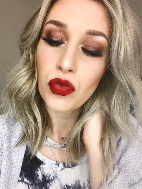 Smokey Eye And Red Lip Valentines Day Makeup Valentines Day Makeup
