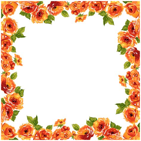 Flower Border Cliparts Co