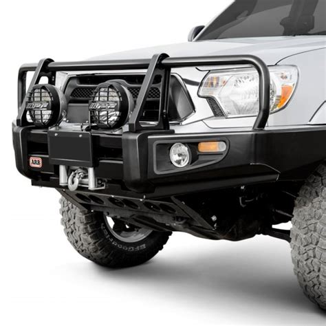 ARB Deluxe Full Width Black Powder Coated Front Winch HD Bumper With Grille Guard