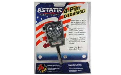 Astatic D104m6b Amplified Microphone