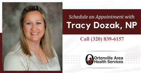 Tracy Dozak Np Joins Oahs Medical Team Ortonville Area Health Services
