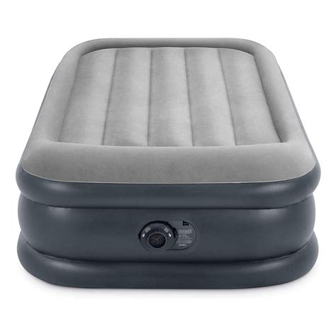 Intex Dura Beam Deluxe Raised Blow Up Mattress Air Bed With Built In Pump Twin Ebay
