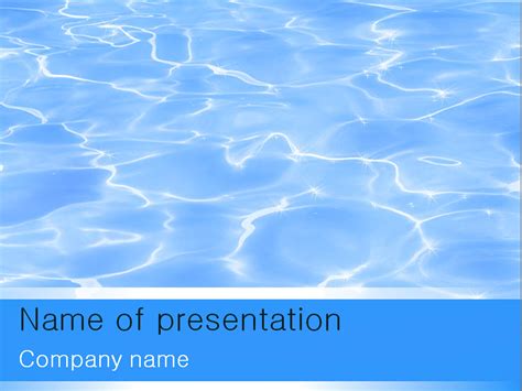 Download Free Water Powerpoint Template For Your Presentation