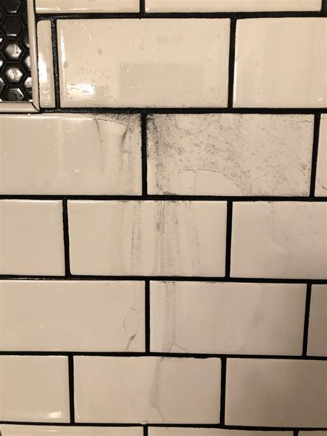 White Tile With Black Grout Issues Contractor Talk Professional