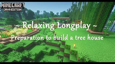 Minecraft Relaxing Longplay Survival Preparation To Build A Tree House