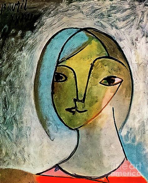 Bust Of A Woman By Pablo Picasso 1936 Painting By Pablo Picasso Pixels