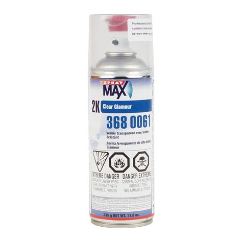 Spray Max 2k High Gloss Finish Clear Coat Spray Paint Car Parts And Repair Refinishing Clear