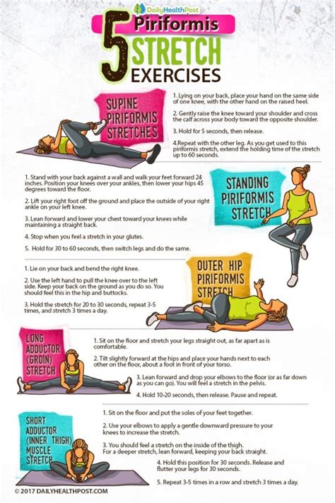 5 Stretch Exercises For Piriformis Syndrome Negosentro