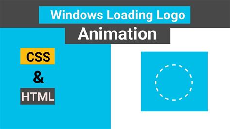 Windows 10 Loading Animation Css Youtube