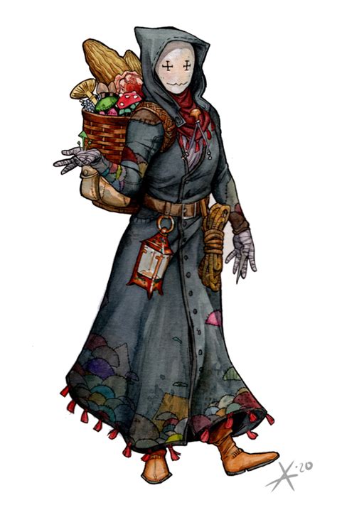 Art Majilis The Mushroom Merchant Dnd Character Art Character